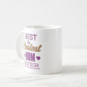 Beste und Coole Mama je Kaffee Tasse (Vorderseite Links)