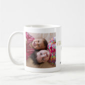Beste Urgroßmutter überhaupt Enkelkinder 2 Foto-Co Kaffeetasse (Links)