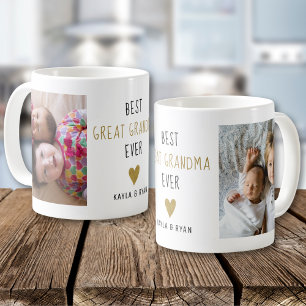 Beste Urgroßmutter überhaupt Enkelkinder 2 Foto-Co Kaffeetasse