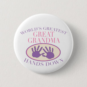 Beste Urgroßmutter überhaupt T-Shirt Button