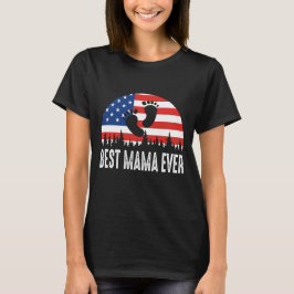 Beste US-Flagge für Mama je T-Shirt