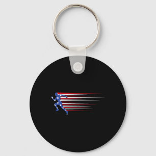 Beste USA Amerikanische Flagge Leichtathletik-Gesc Schlüsselanhänger