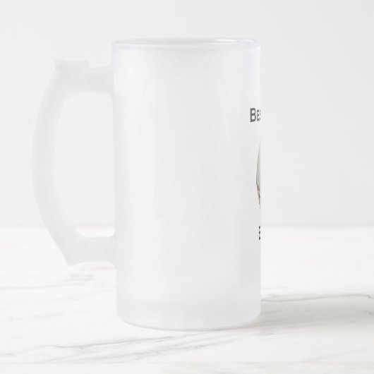 Beste Vater-Baseball-mattierte Tasse (Links)