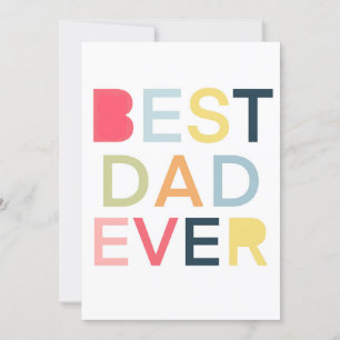 Beste Vater-Card für Vatertag und Geburtstag Ankündigung