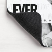 Beste Vater-Collage-Familie Mousepad (Ecke)