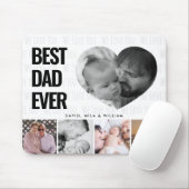 Beste Vater-Collage-Familie Mousepad (Mit Mouse)
