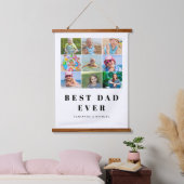 Beste Vater-Collage-Hanging-Band Wandteppich Mit Holzrahmen (Schlafzimmer)
