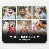 Beste Vater-FotoCollage Mousepad (Vorne)