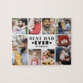 Beste Vater-FotoCollage Puzzle (Horizontal)