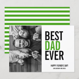Beste Vater-Fotokarte für jeden Vatertag Karte