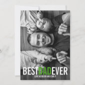 Beste Vater-Fotokarte für jeden Vatertag Karte (Vorderseite)