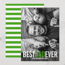 Beste Vater-Fotokarte für jeden Vatertag