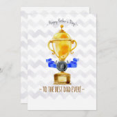 Beste Vater-Fotokarte je (Vorne/Hinten)