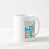 Beste Vater-Geschenk-Idee Kaffeetasse (VorderseiteRechts)