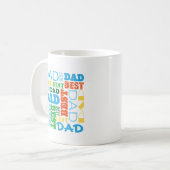 Beste Vater-Geschenk-Idee Kaffeetasse (Vorderseite Links)