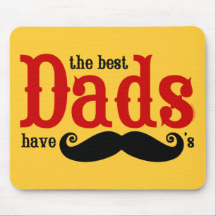 Beste Väter haben Schnurrbärte Mousepad