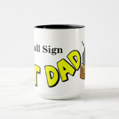 Beste Vater Ham Radio Operator Tasse Anpassen Sie (Zentrum)