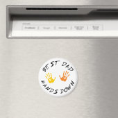 Beste Vater-Hands-Down-Geschenke Magnet (In Situ (Geschirrspüler))