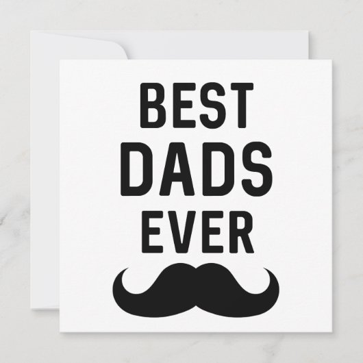 Beste Vater je // Gay Vater's Day Blank Karte (Vorderseite)