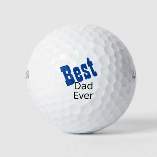 Beste Vater je Golf Balls Golfball (Vorderseite)