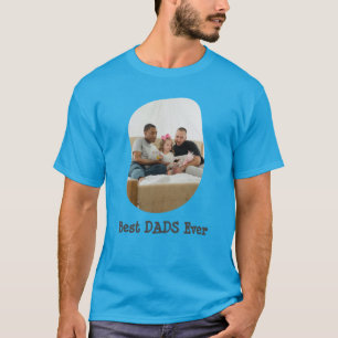 Beste VATER je LGBTQ laden Ihr Foto hoch T-Shirt