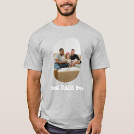 Beste VATER je LGBTQ laden Ihr Foto hoch T-Shirt