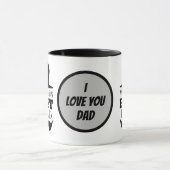 Beste Vater-Liebe der Welt Sie Tasse (Zentrum)