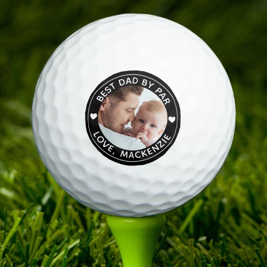 BESTE VATER NACH PAR Foto Personalisierte benutzer Golfball