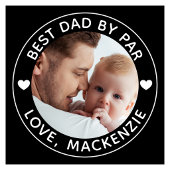 BESTE VATER NACH PAR Foto Personalisierte benutzer Golfball
