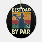 Beste Vater nach Par Tree Frisbee Disk Golf Player Keramik Ornament (Links)