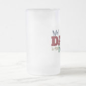 Beste Vater-Tasse Mattglas Bierglas (Mittel)