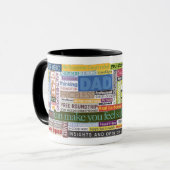 Beste Vater-Tasse Tasse (Vorderseite Links)