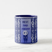 Beste Vater-Tasse Zweifarbige Tasse (Mittel)