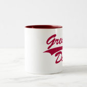 Beste Vater-Tasse Zweifarbige Tasse (Mittel)