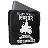 Beste Väter-Tochter-Motorrad Laptopschutzhülle (Vorne Rechts)