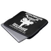 Beste Väter-Tochter-Motorrad Laptopschutzhülle (Vorne Knopf)