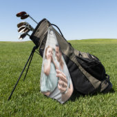 Beste Vater-überhaupt Golfhandtuch (Gras)