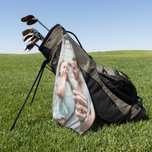 Beste Vater-überhaupt Golfhandtuch (Gras)