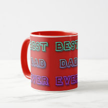 BESTE VATER ÜBERHAUPT kombinierte Tasse