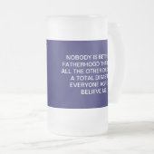 Beste Vater-überhaupt mattierte Tasse (VorderseiteRechts)