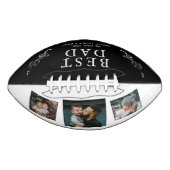 Beste Vater Vaterfolie 3 - Custom Foto Collage Football (Vorderseite)