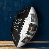 Beste Vater Vaterfolie 3 - Custom Foto Collage Football