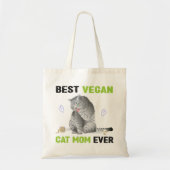 Beste Vegane Cat Mama je Tragetasche (Vorne)