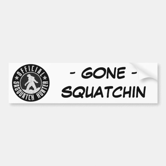 Beste Version - OFFIZIELLER Sasquatch Autoaufkleber (Vorne)