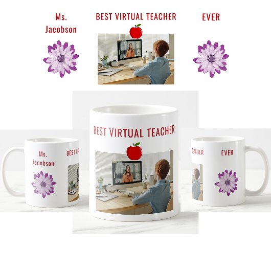 Beste Virtual Teacher-Foto-Bewertung Kaffeetasse