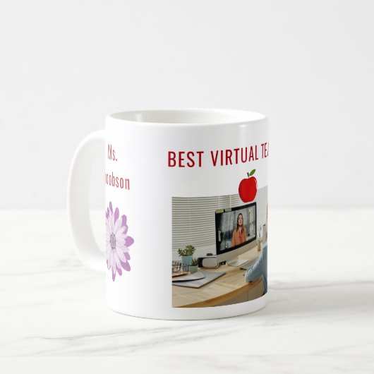 Beste Virtual Teacher-Foto-Bewertung Kaffeetasse (Vorderseite Links)