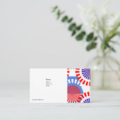 BESTE VISITENKARTEN - RISS-BEWEIS - PATRIOTISCHE VISITENKARTE (Stehend Vorderseite)