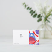 BESTE VISITENKARTEN - RISS-BEWEIS - PATRIOTISCHE VISITENKARTE (Stehend Vorderseite)