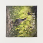 Beste Vogeljagd in Upland Wandteppich (Vorderseite (Horizontal))