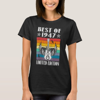 Beste von 1947 75. Geburtstag 75 Jahre alt T-Shirt